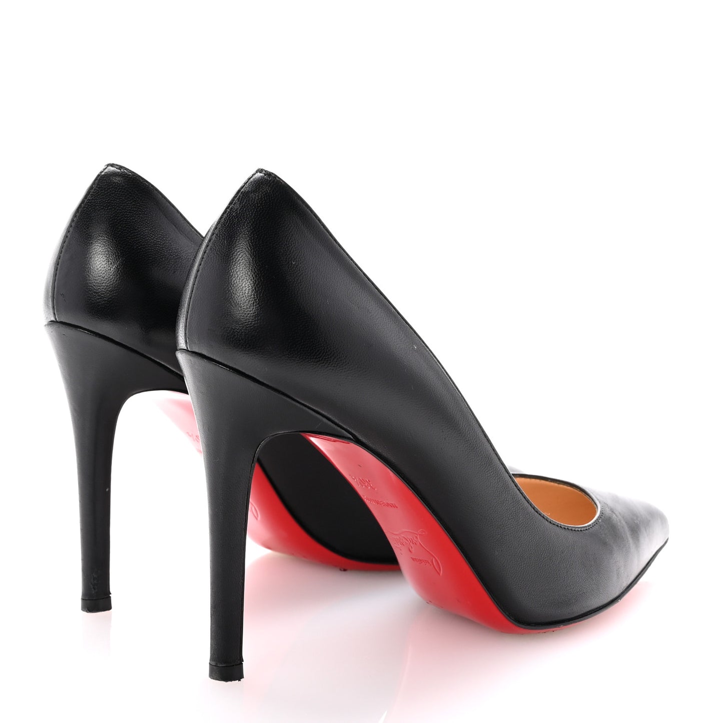 Shiny Nappa Pigalle 100 Pumps 36.5 Black