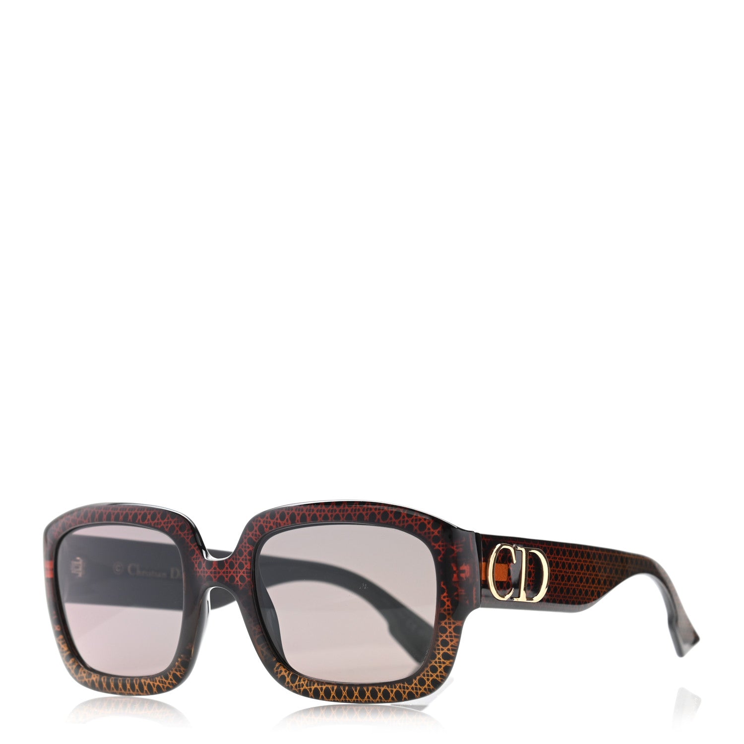 Christian Dior Acetate Cannage DCB2M Dior Sunglasses Brown 1 of 9