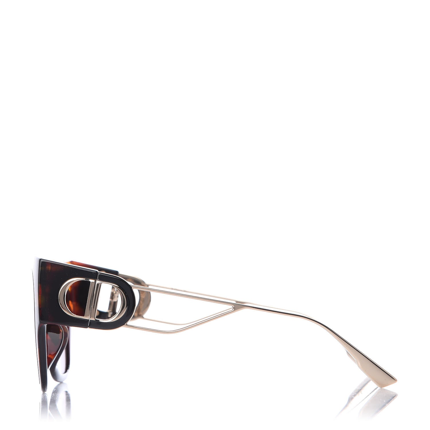 Christian Dior Rectangular 30 Montaigne 1 Sunglasses Tortoise 3 of 7