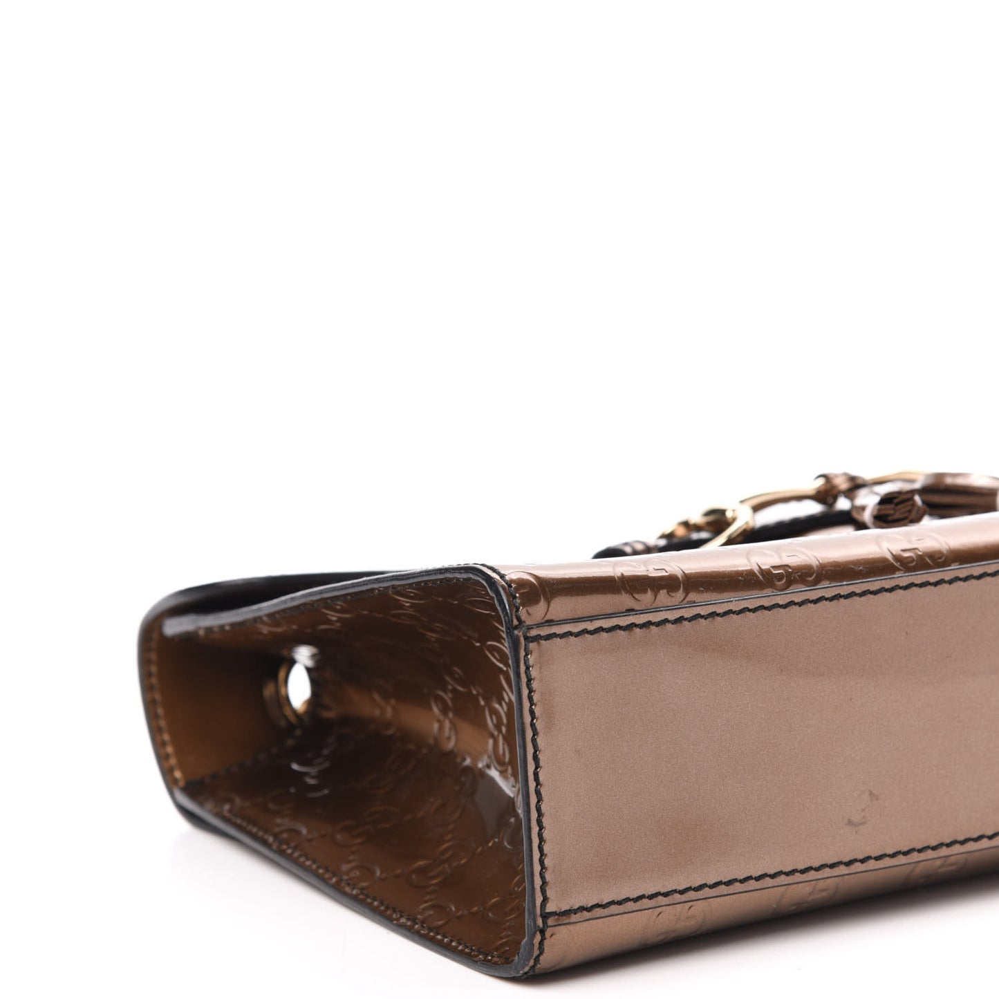 Shine Guccissima Medium Emily Chain Shoulder Bag Acero