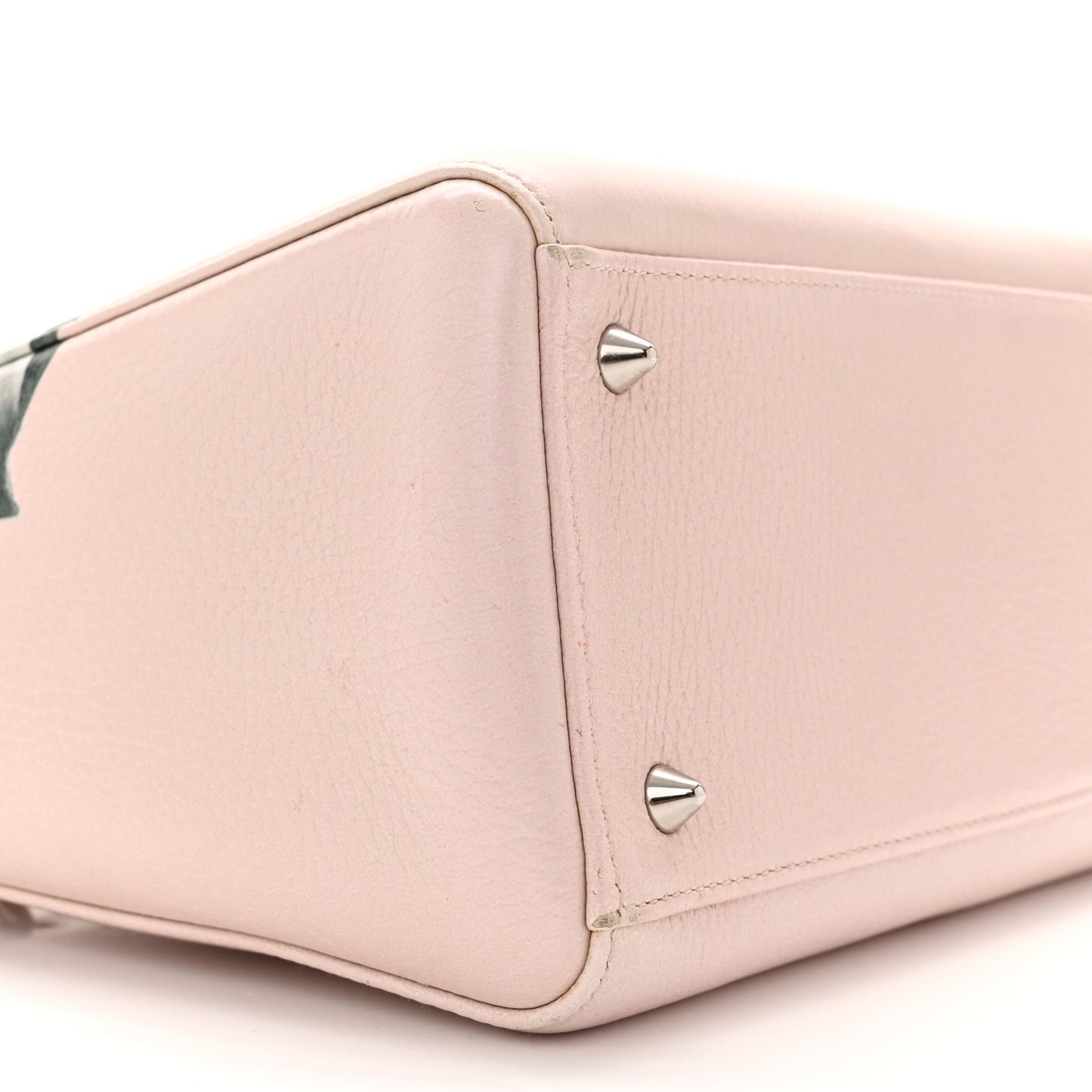 Deerskin Floral Printed Medium Lady Dior Pink