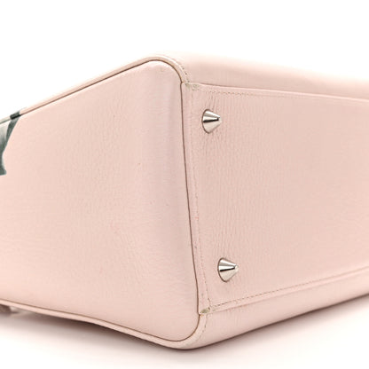 Christian Dior Deerskin Floral Printed Medium Lady Dior Pink 9 of 10