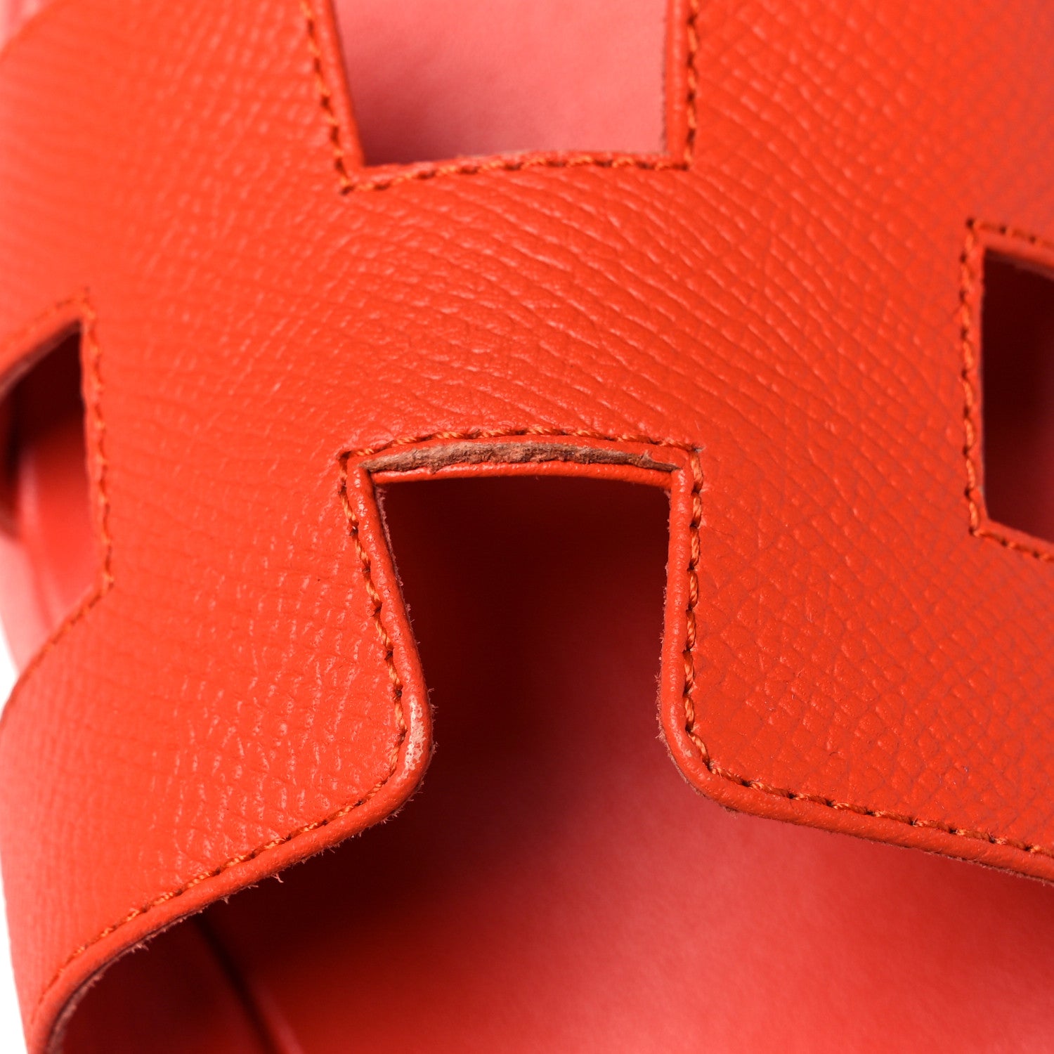 Hermes Epsom Oran Sandals 38 Orange Poppy 9 of 11