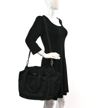 Prada Tessuto Nylon Vela Diaper Bag Black 2 of 12