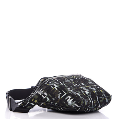 Fendi Nylon CamouFF Belt Bag Black Multicolor 4 of 11