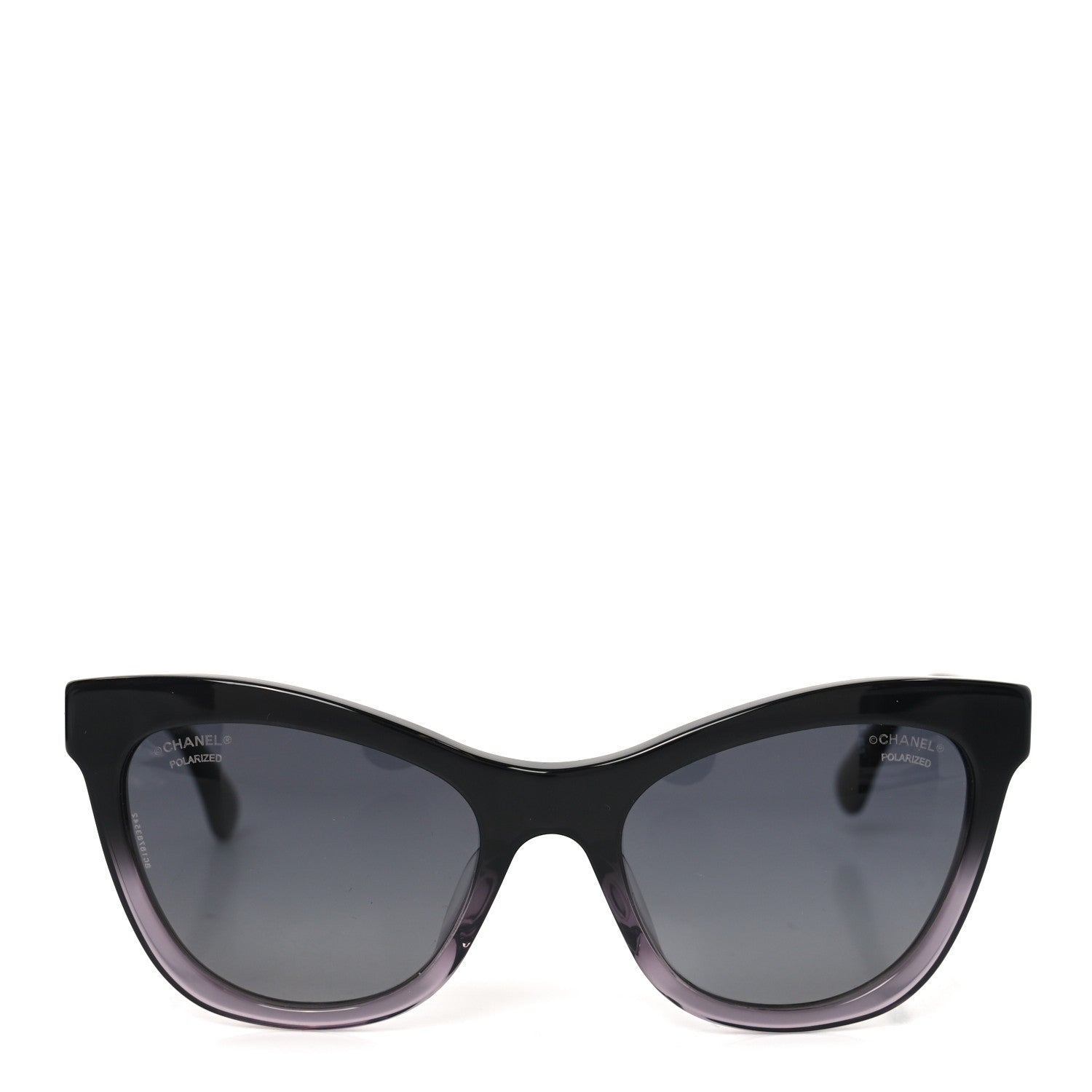Chanel Polarized Acetate CC Cat Eye Summer Sunglasses 5350 Black 2 of 7