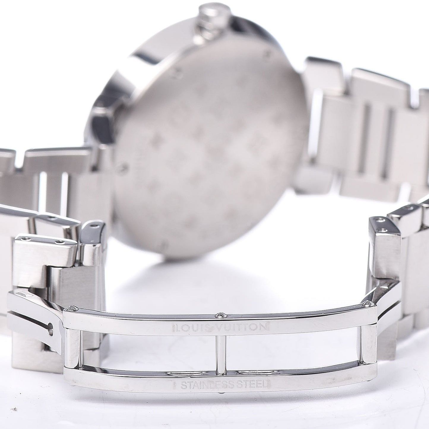 Stainless Steel Diamond 33mm Tambour Slim Quartz Watch