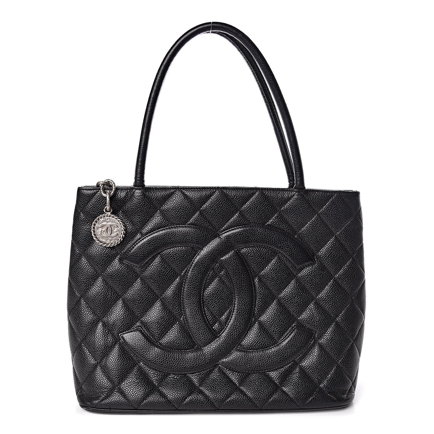 Chanel Caviar Quilted Medallion Tote Black 1 of 13