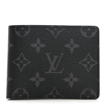 Louis Vuitton Monogram Eclipse Slender Wallet 1 of 8