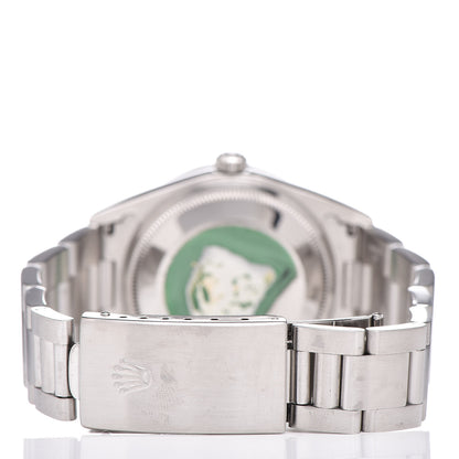 Rolex Stainless Steel 34mm Oyster Perpetual Date Watch Silver 15210 4 of 7