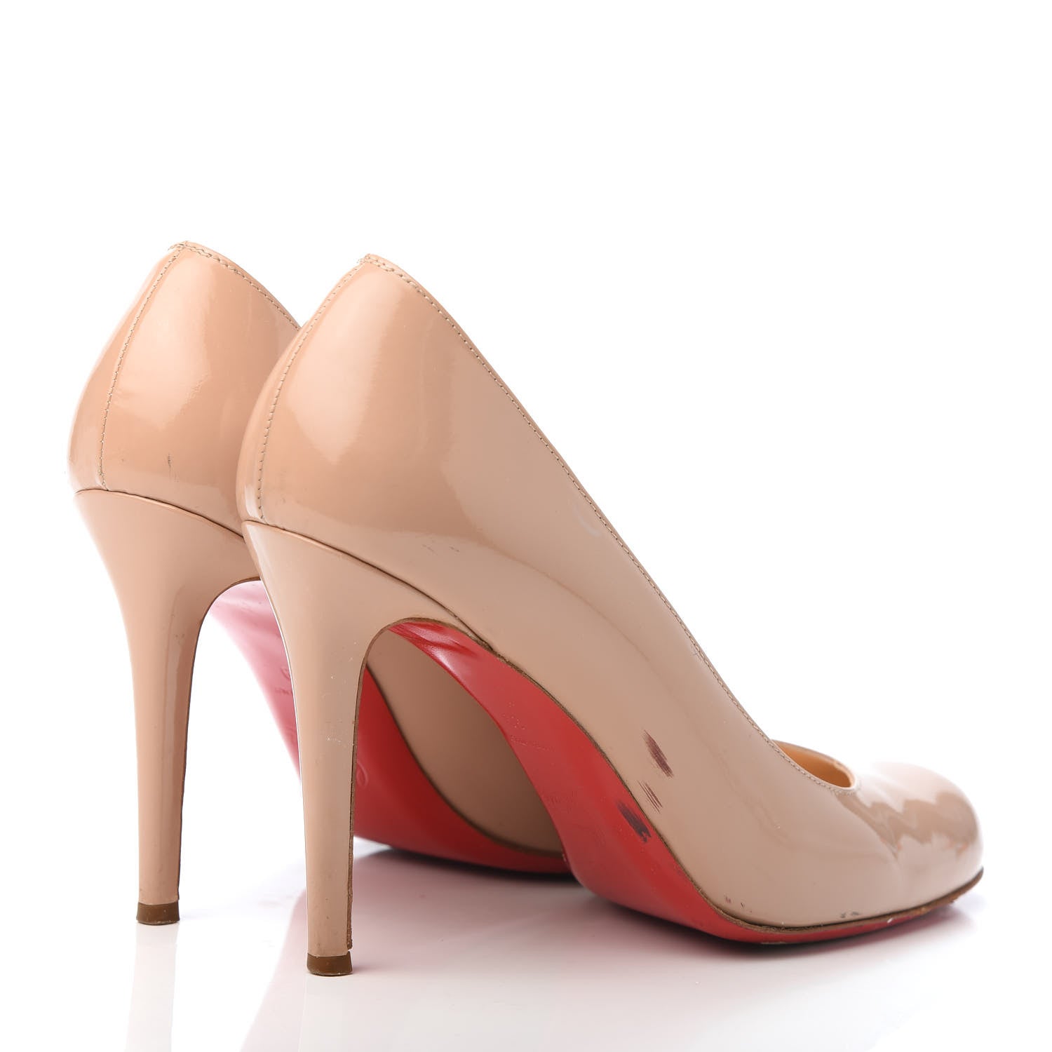 Christian Louboutin Patent Simple 100 Pumps 39 Nude 4 of 8