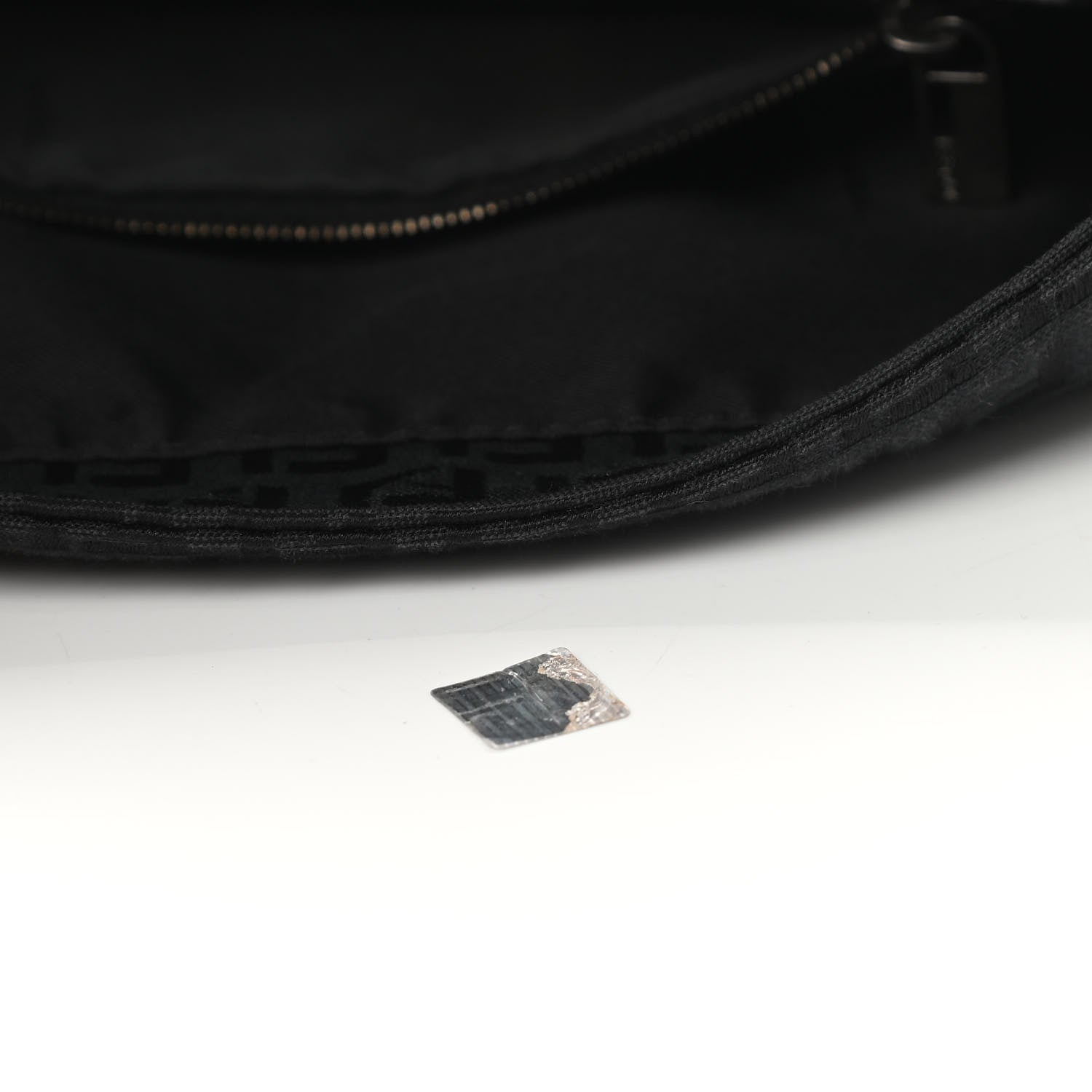Fendi Zucchino Mama Baguette Black 10 of 11