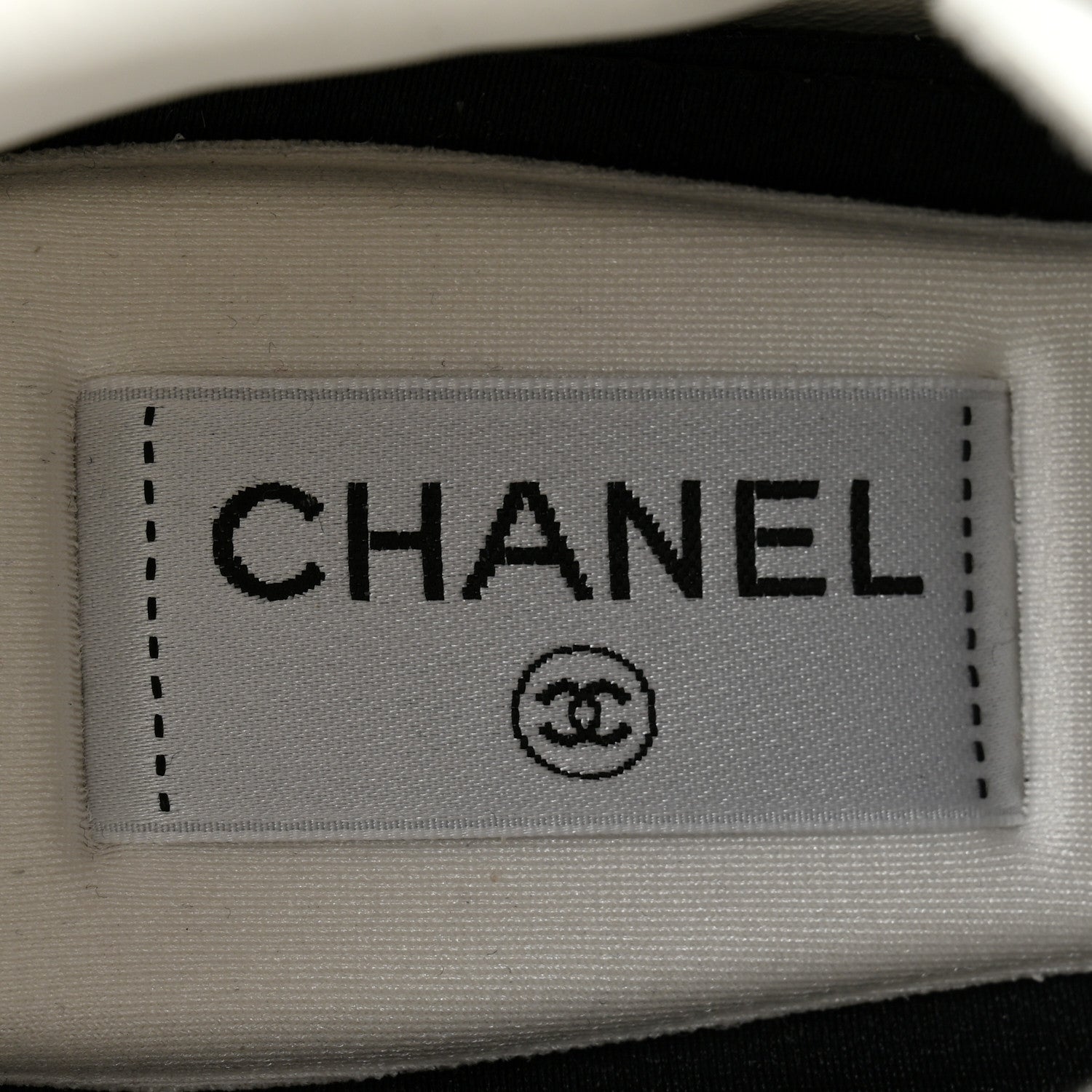 Chanel Laminated Calfskin Suede Quilted Womens CC Sneakers 39 Silver White Gray 6 of 9
