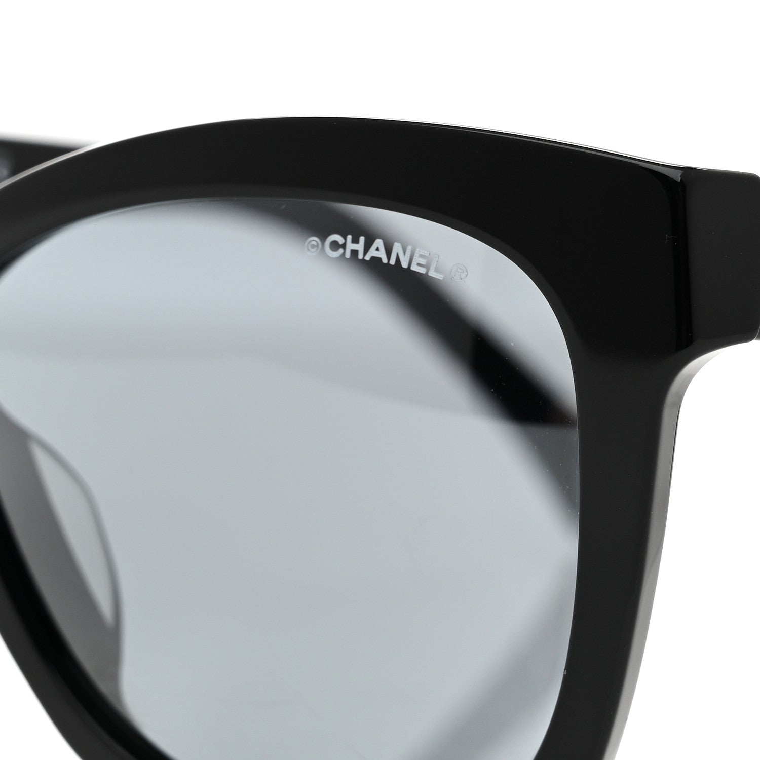 Chanel Acetate CC Butterfly Signature Sunglasses 5313-A Black 5 of 8