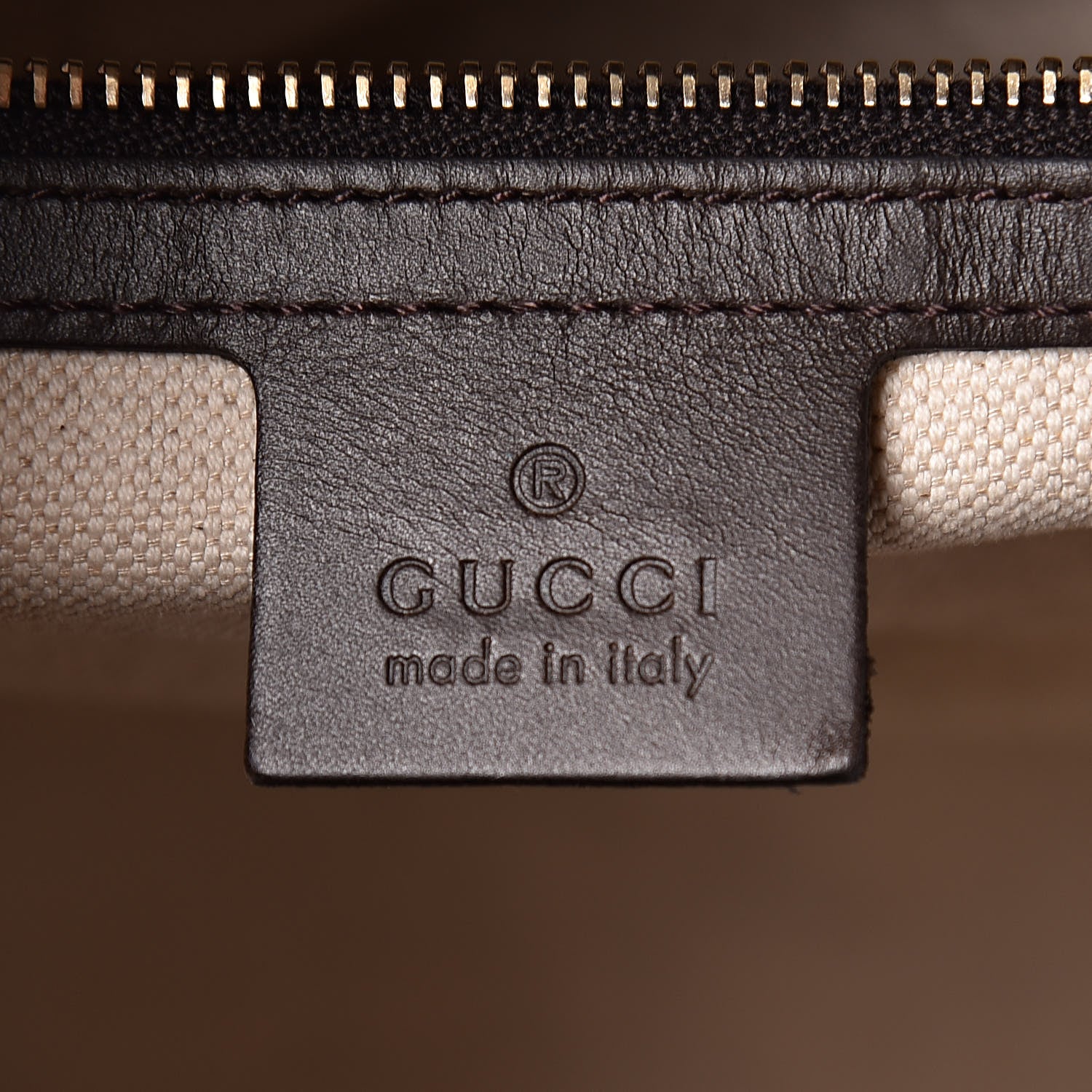 Gucci Monogram Vintage Web Medium Boston Dark Brown 7 of 12