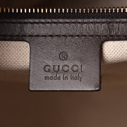 Gucci Monogram Vintage Web Medium Boston Dark Brown 7 of 12