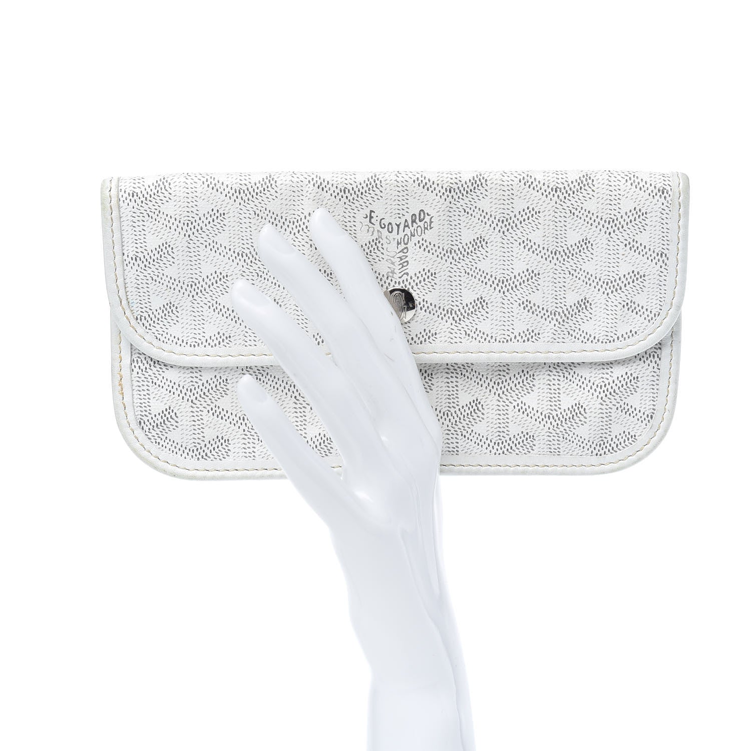 Goyard Goyardine Pouch White 2 of 6