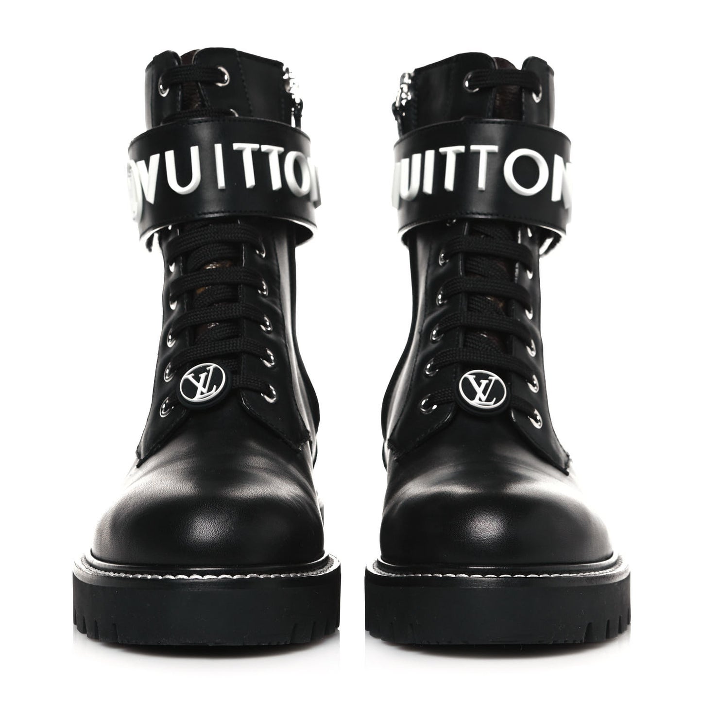 Calfskin Territory Flat Ranger Boots 36 Black