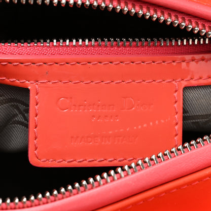 Christian Dior Patent Cannage Medium Lady Dior Orange 6 of 14