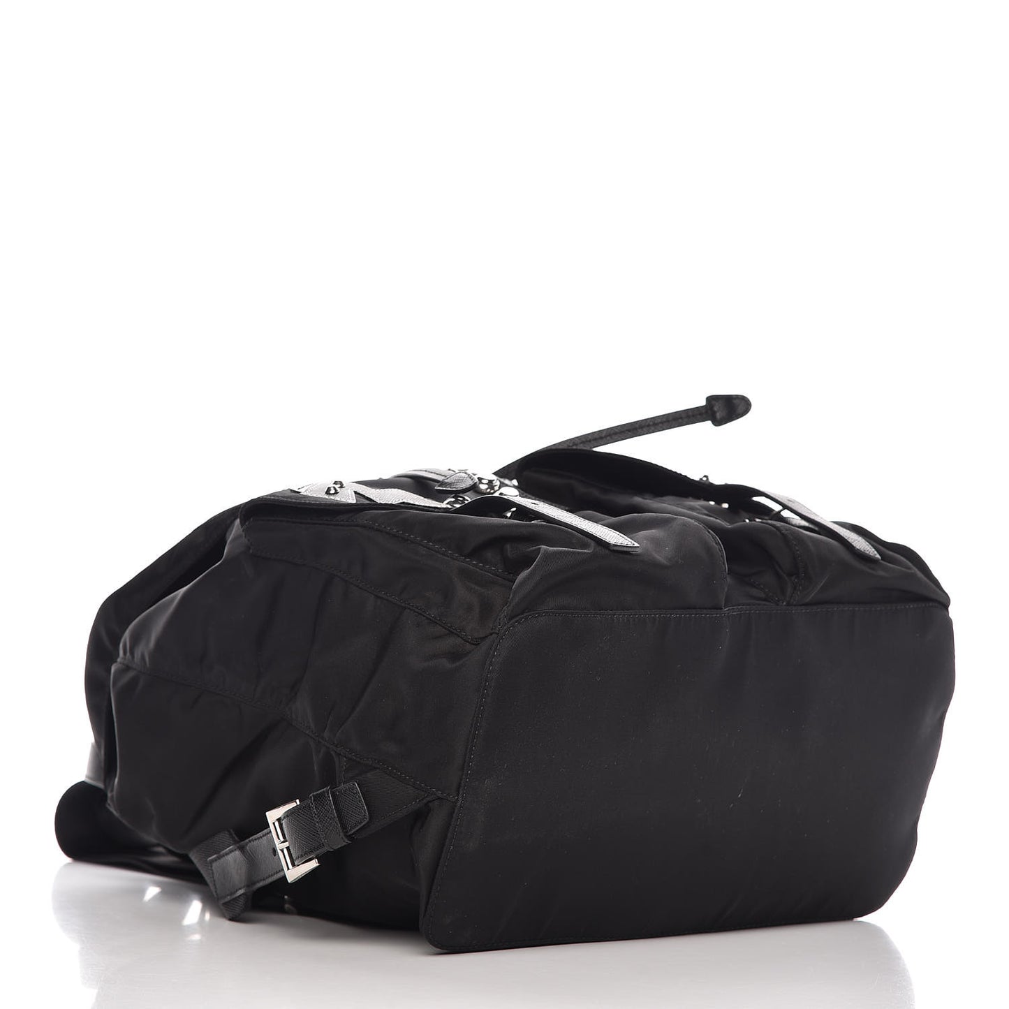 Tessuto Nylon Saffiano Robot Backpack Black