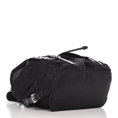 Prada Tessuto Nylon Saffiano Robot Backpack Black 4 of 12