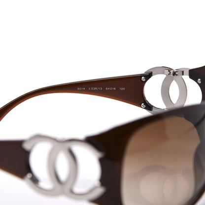 Chanel CC Sunglasses 6014 Brown 6 of 8