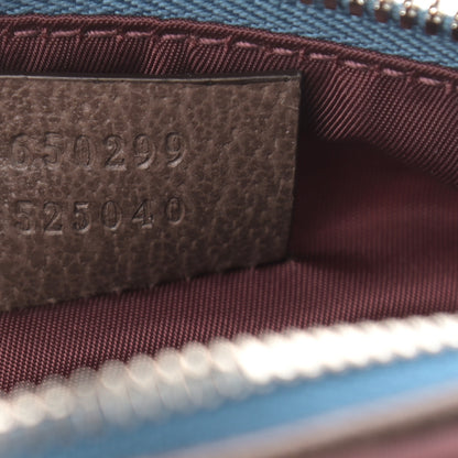 Gucci X THE NORTH FACE Econyl Nylon Textured Dollar Calfskin Linked GG Belt Bag Burgundy 7 of 11
