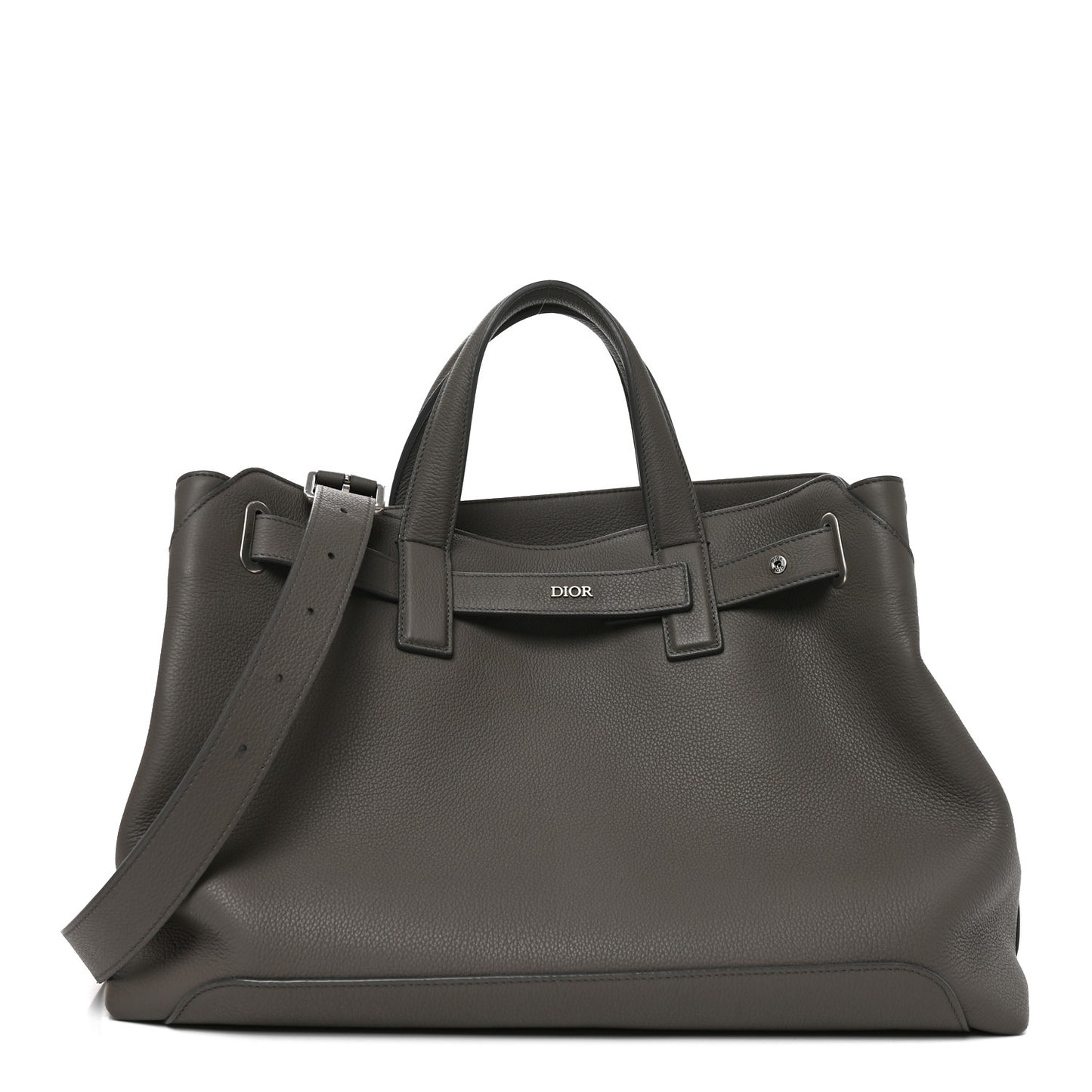 Icons Calfskin Medium Normandie Tote Grey