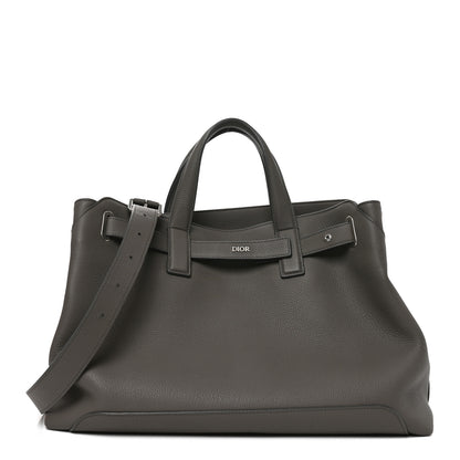 Christian Dior Icons Calfskin Medium Normandie Tote Grey 1 of 11