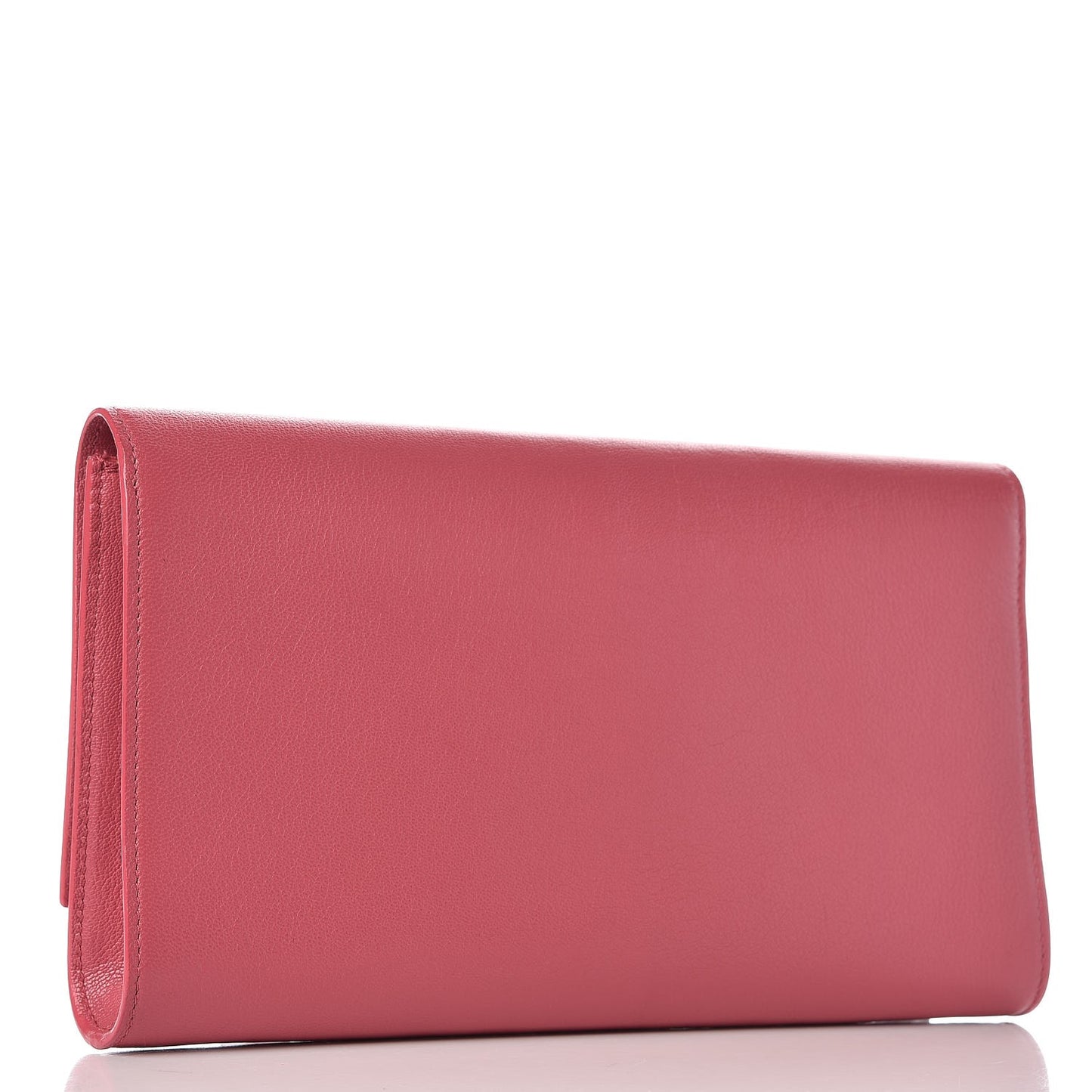 Calfskin Monogram Large Belle De Jour Clutch Pink