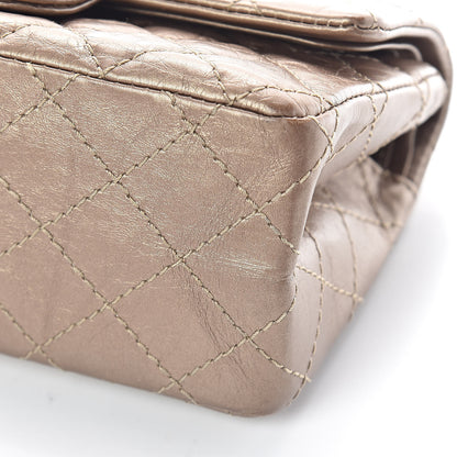 Chanel Metallic Calfskin Quilted 2.55 Reissue 224 Flap Gold 7 of 10