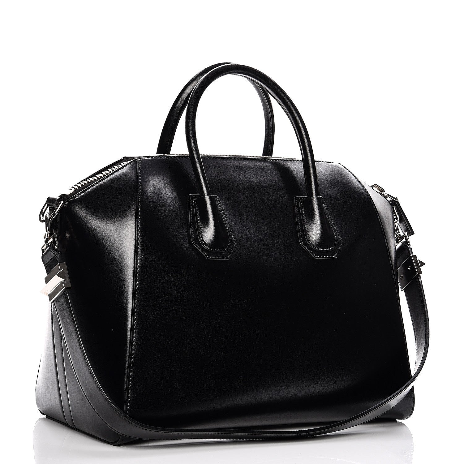 Givenchy Shiny Lord Calfskin Medium Antigona Black 12 of 18