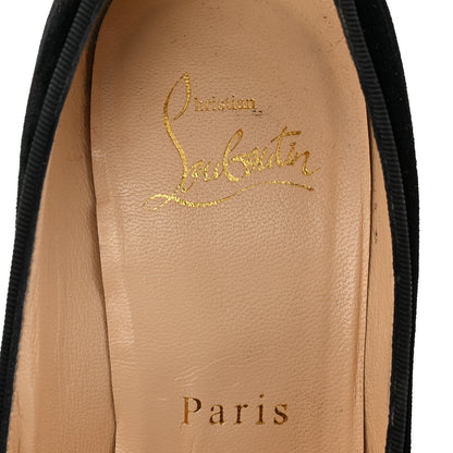 Christian Louboutin Velvet Decoltish 100 Pumps 35 Black 8 of 9