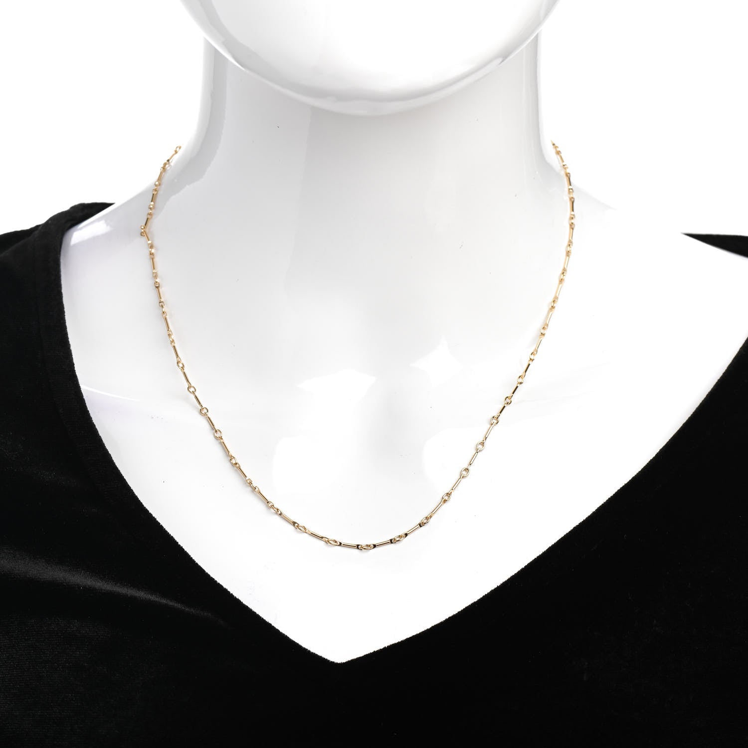 Tiffany 18K Yellow Gold Link Chain Necklace 2 of 4