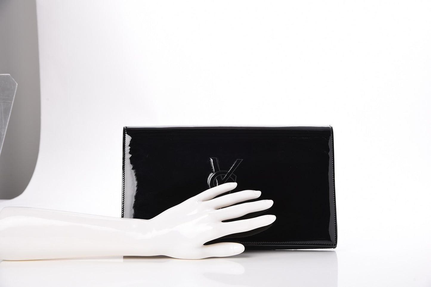 Patent Monogram Large Belle De Jour Clutch Black