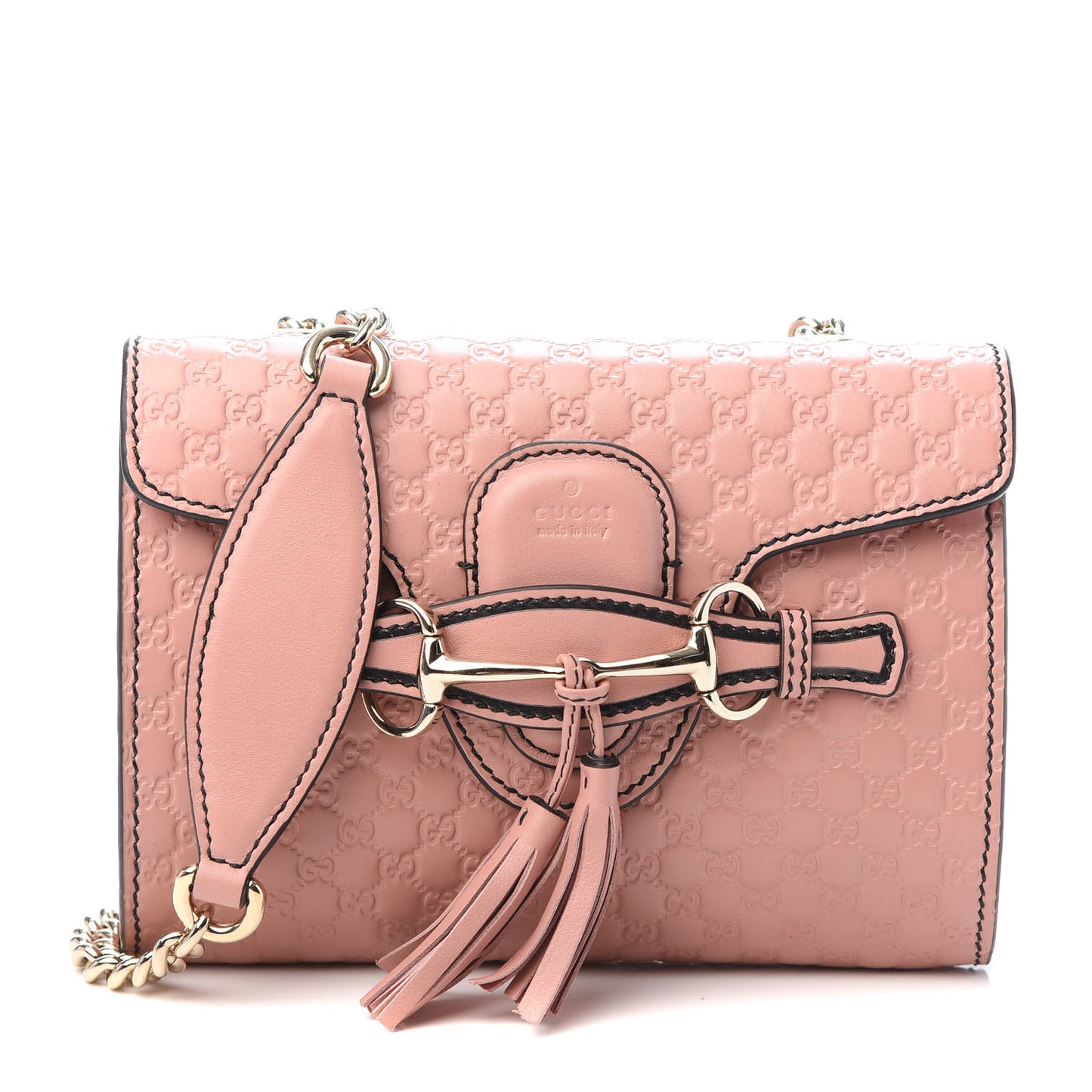 Microguccissima Mini Emily Shoulder Bag Soft Pink