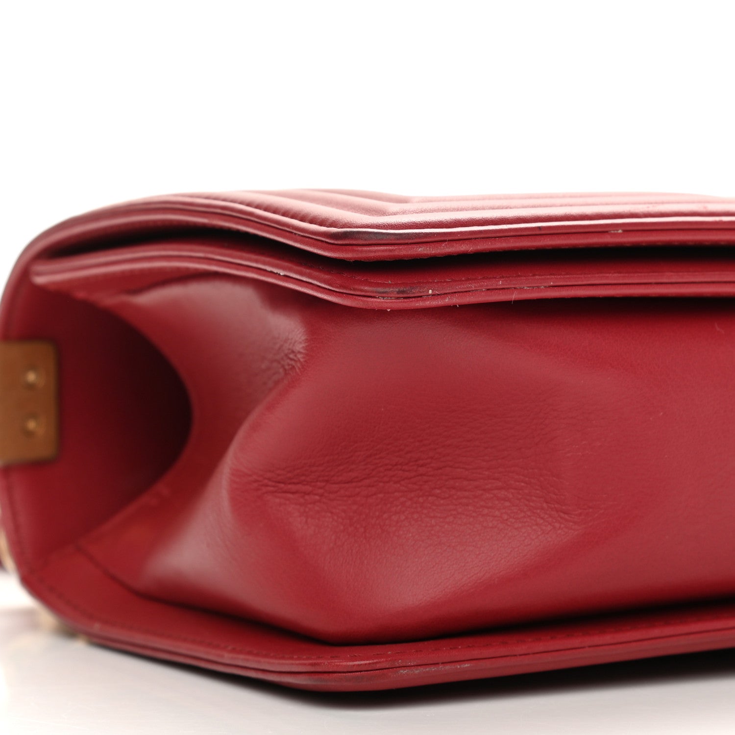 Chanel Calfskin Quilted Medium Boy Flap Red 9 of 11