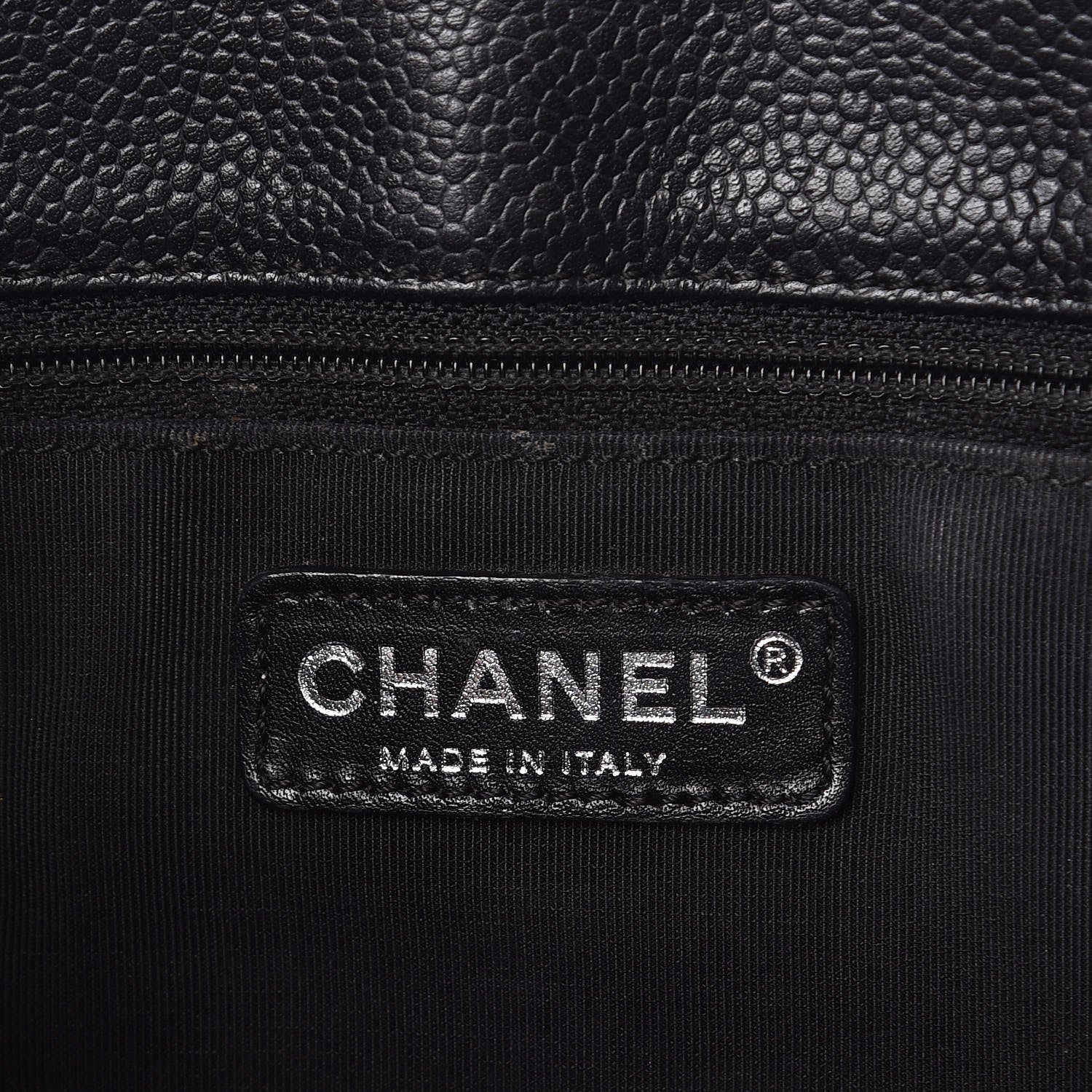 Chanel Caviar Quilted Grand Shopping Tote GST Black 6 of 9