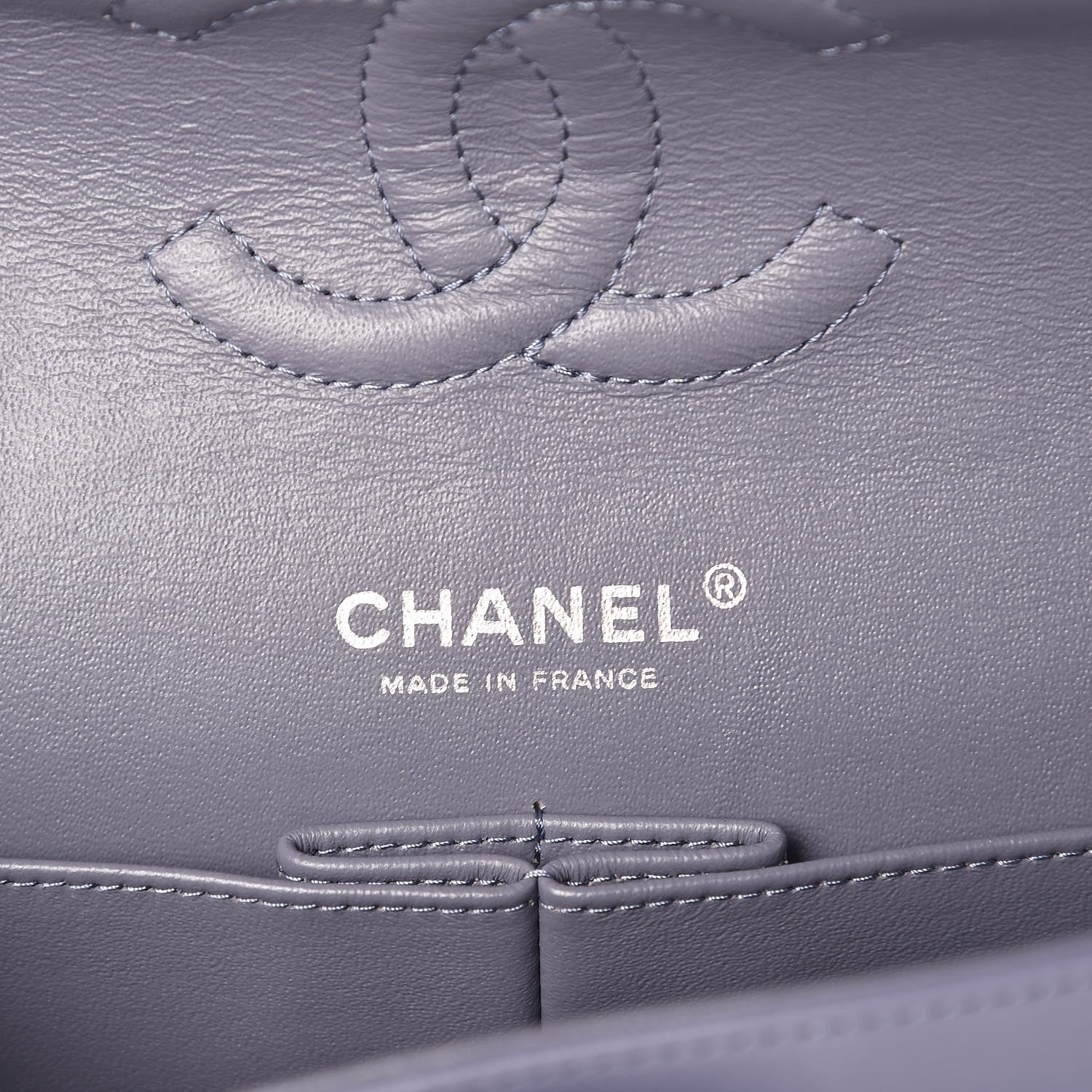 Chanel Lambskin Quilted Medium Double Flap Light Purple 6 of 9