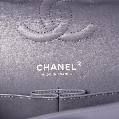 Chanel Lambskin Quilted Medium Double Flap Light Purple 6 of 9