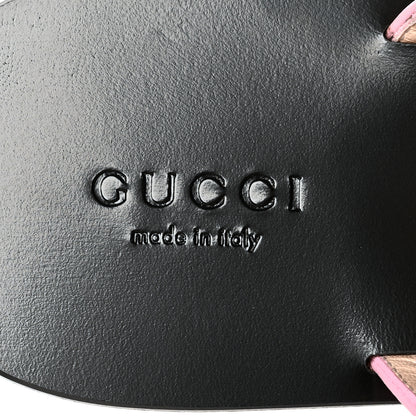 Gucci Calfskin GG Marmont Thong Sandals 37 Wild Rose 7 of 7