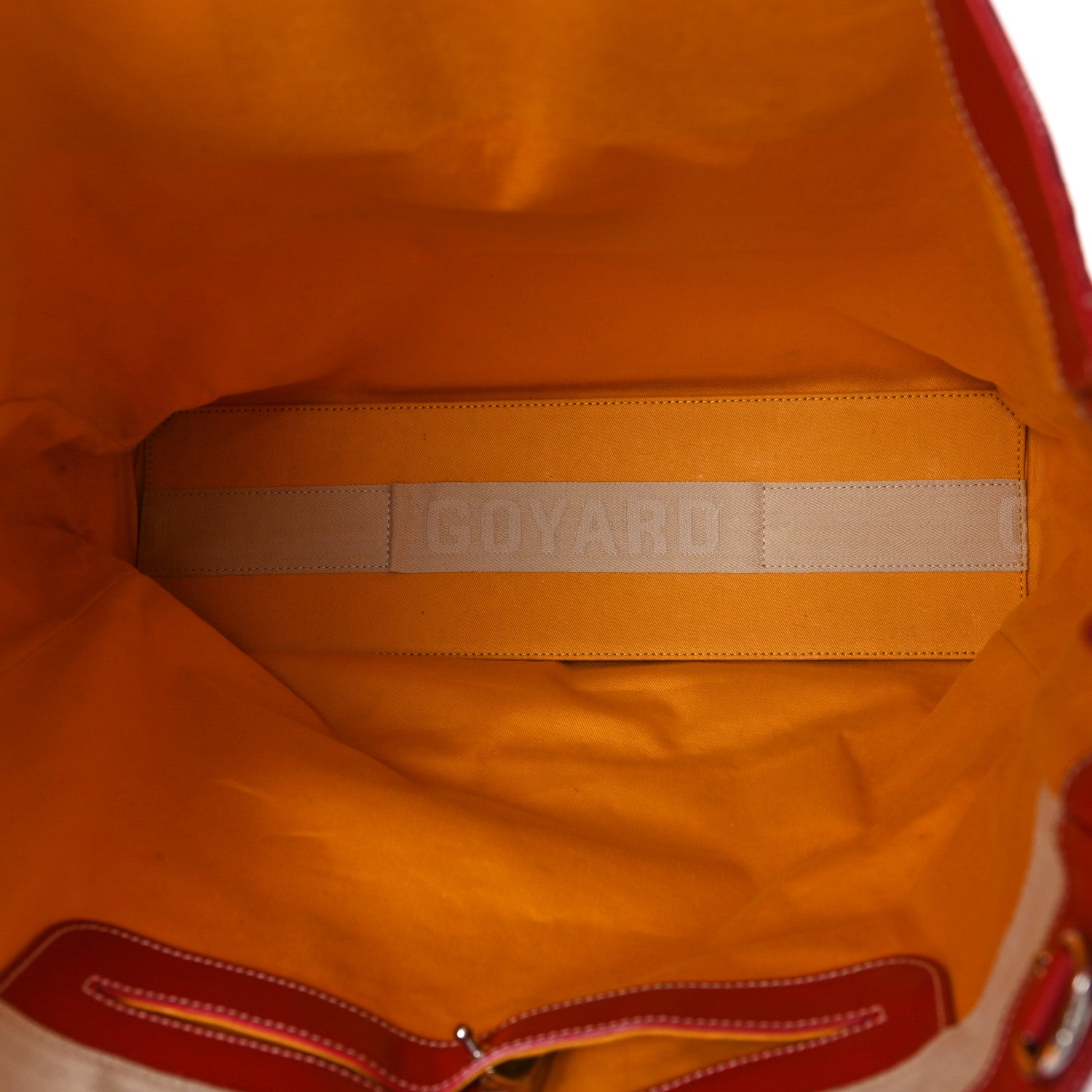 Goyard Goyardine Voltaire Smile Tote Red 5 of 8