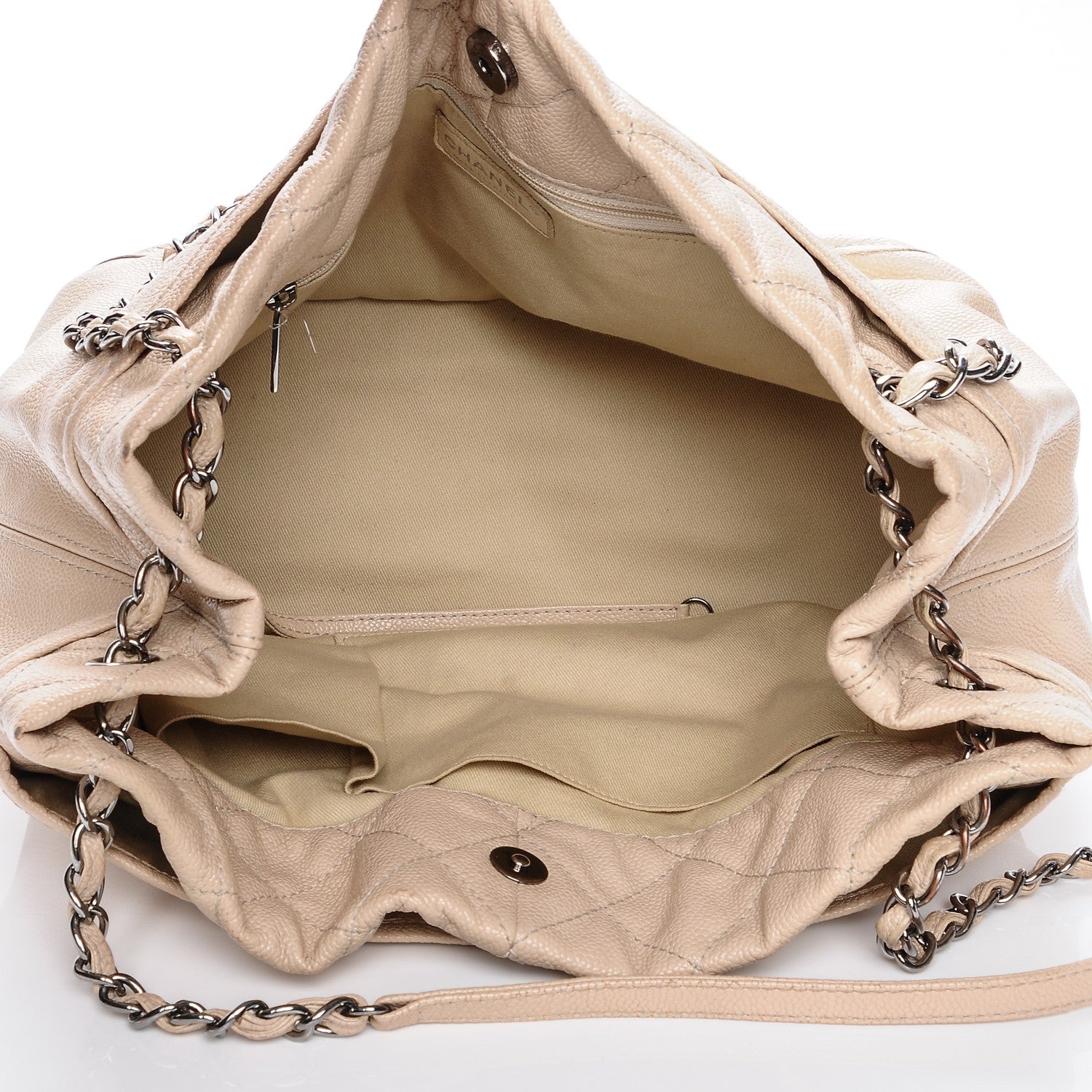 Chanel Caviar Natural Beauty Tote Beige Clair 5 of 10