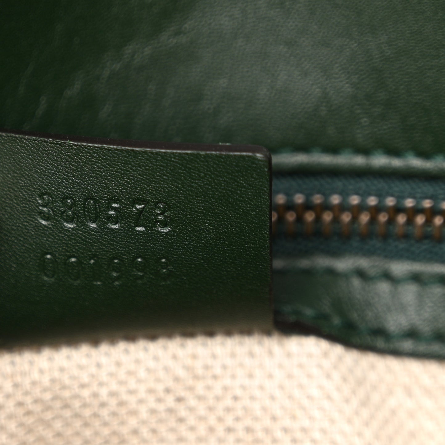 Calfskin Medium Lady Web Shoulder Bag Green