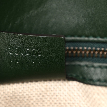 Gucci Calfskin Medium Lady Web Shoulder Bag Green 7 of 14