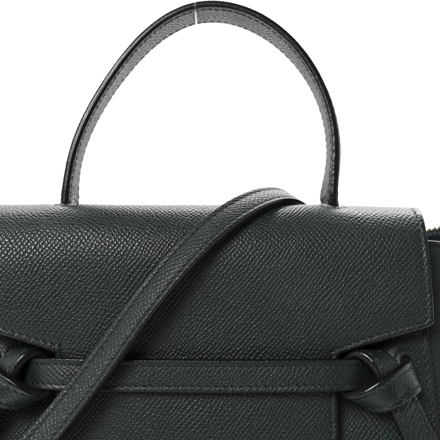Grained Calfskin Nano Belt Bag Amazone