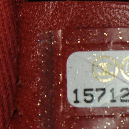 Chanel Glazed Calfskin Large Just Mademoiselle Bowling Bag Dark Red 7 of 7