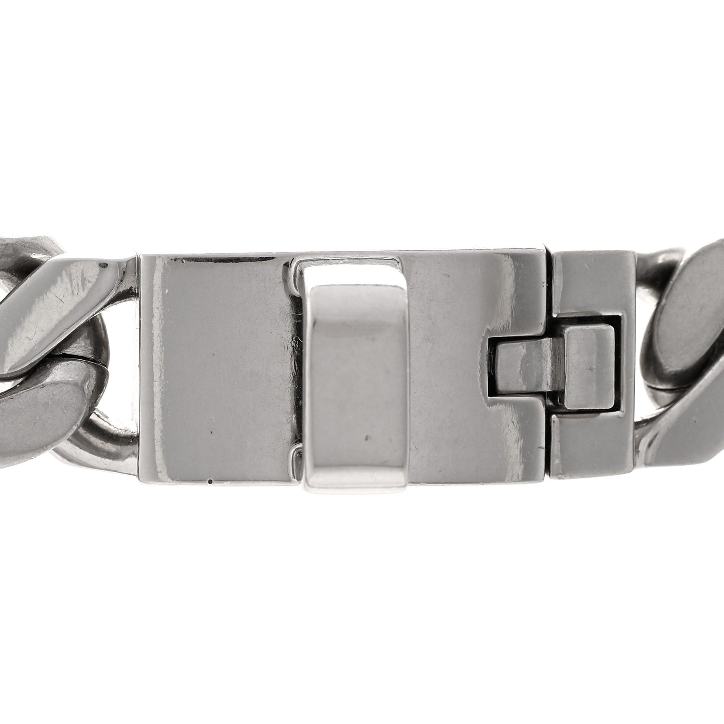 Metal Chain Choker Necklace Oxidized Silver