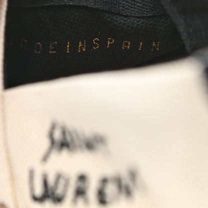 Saint Laurent Canvas Nappa Elba Light Logo Embroidered Espadrilles 35.5 Ecru 9 of 10