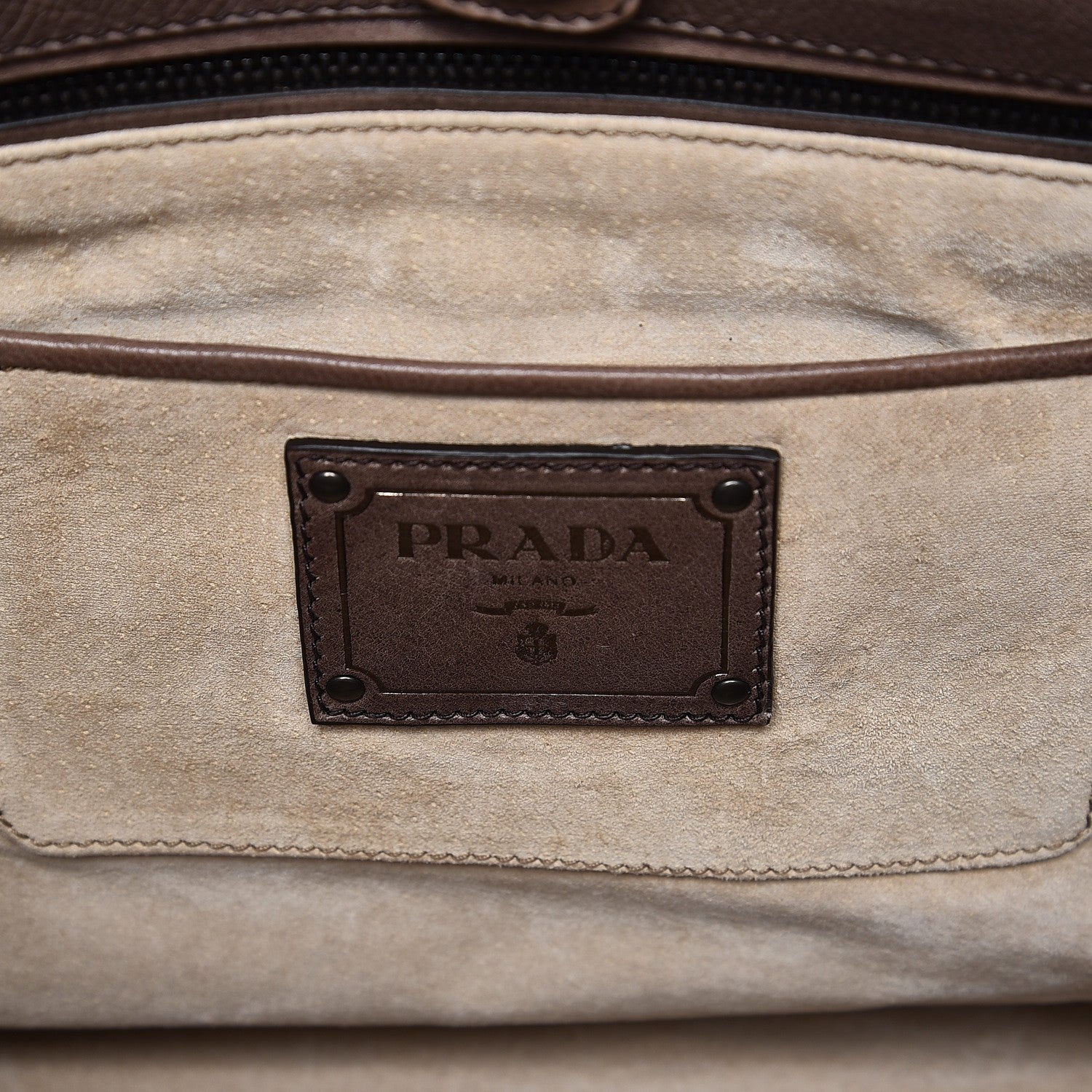 Prada Glace Calf Ombre Bauletto Argilla Sfumato 7 of 12